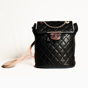 Authentic Chanel Cuba Urban Spirit Lambskin Backpack